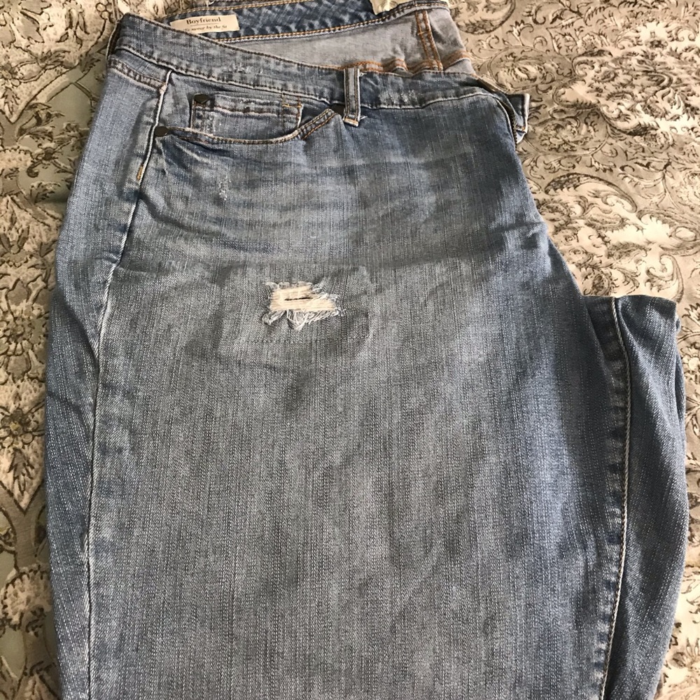 2 paid of a Torrid Jean shorts.